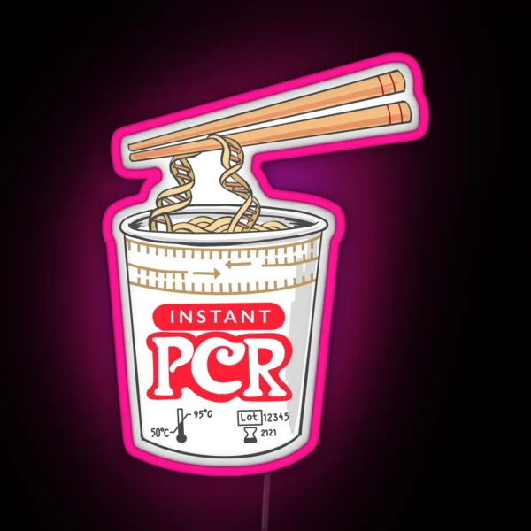 PCR Noodles RGB Neon Sign