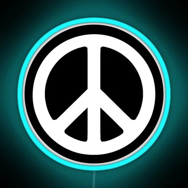Peace Love Music RGB Neon Sign
