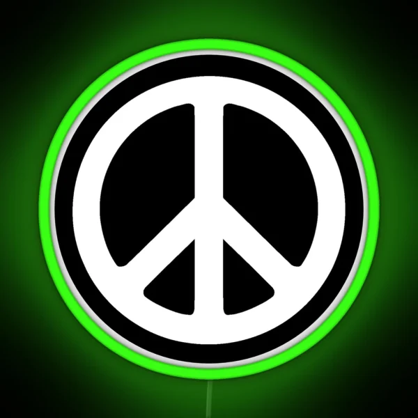 Peace Love Music RGB Neon Sign