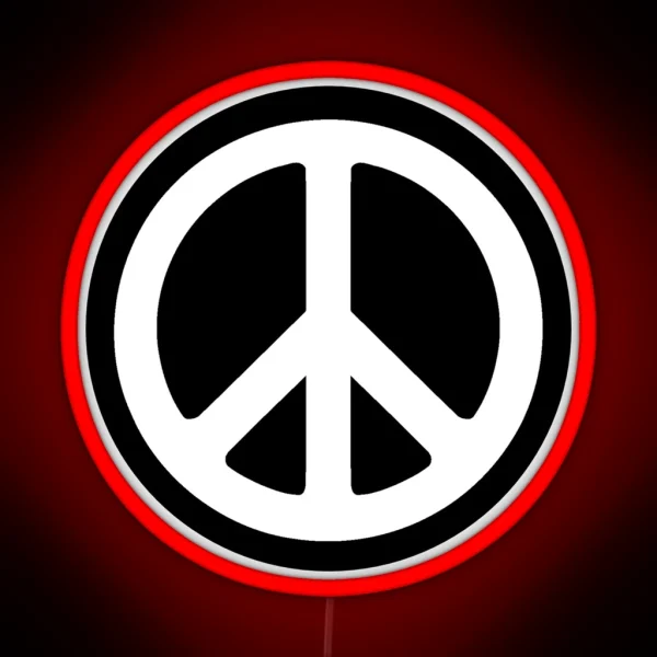 Peace Love Music RGB Neon Sign