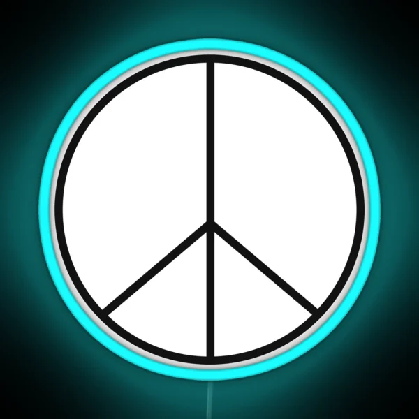 Peace RGB Neon Sign