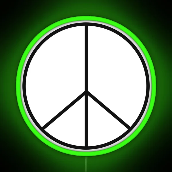 Peace RGB Neon Sign