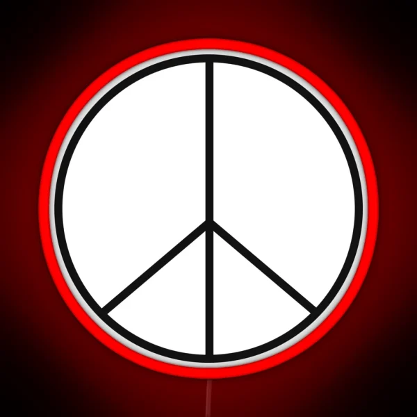 Peace RGB Neon Sign