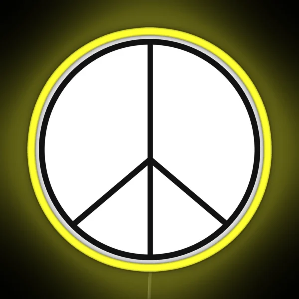 Peace RGB Neon Sign