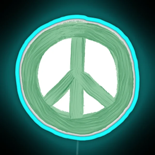 Peace RGB Neon Sign