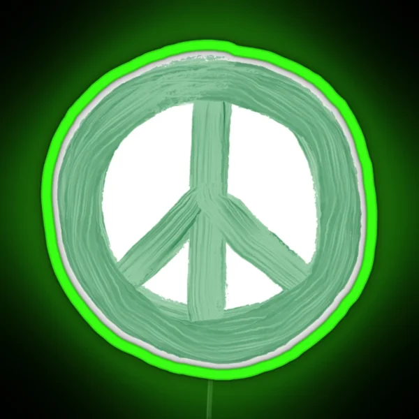 Peace RGB Neon Sign