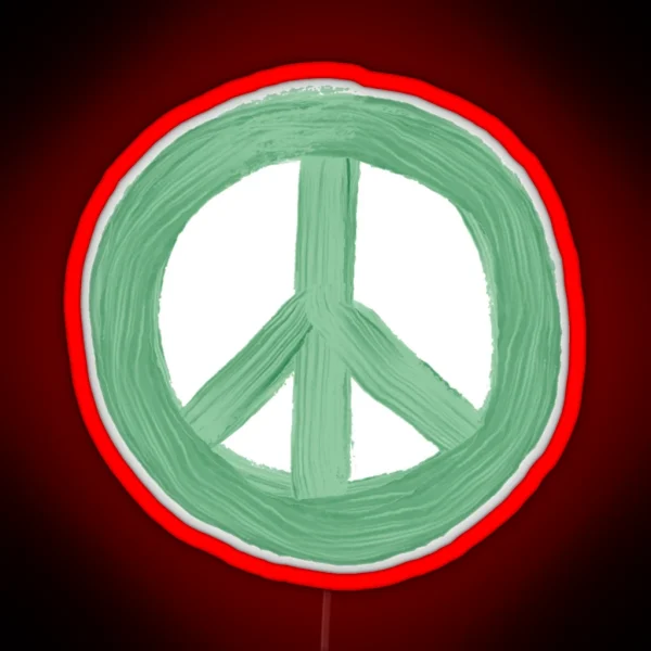 Peace RGB Neon Sign
