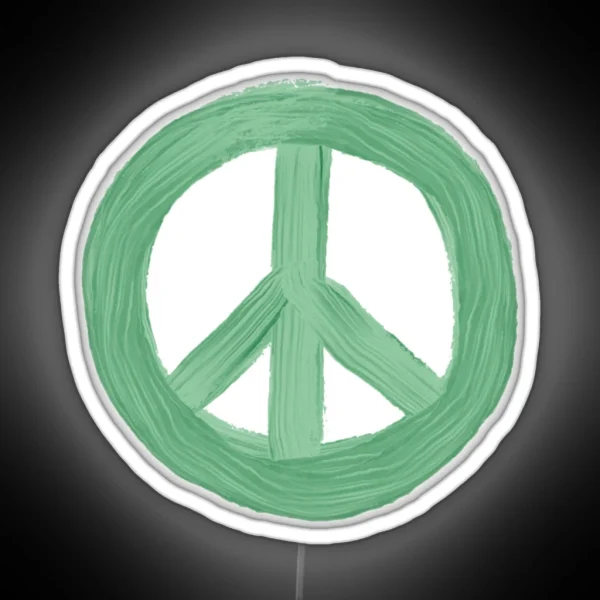 Peace RGB Neon Sign