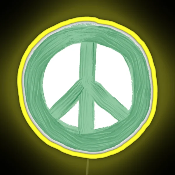Peace RGB Neon Sign
