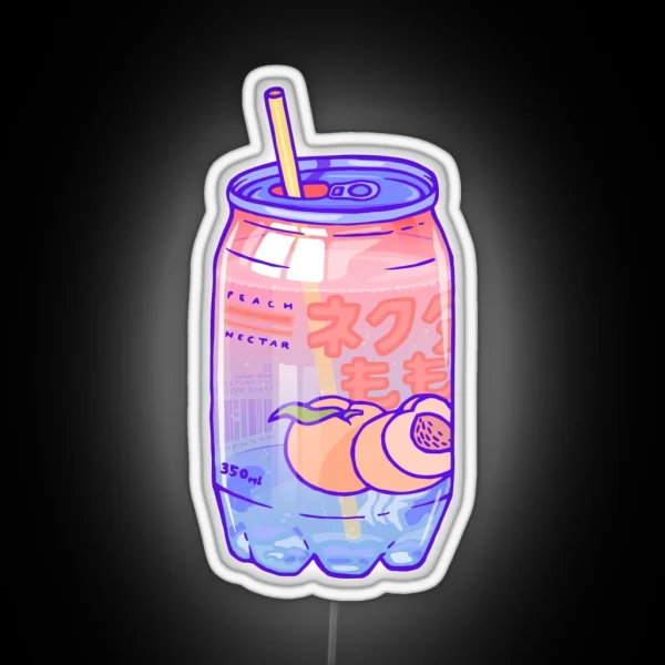 Peach Bubbles RGB Neon Sign
