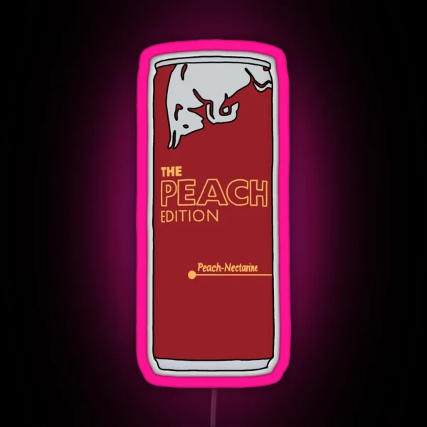 Peach Edition Aesthetic RGB Neon Sign