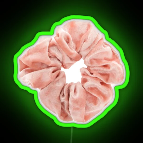 Peach Scrunchie RGB Neon Sign