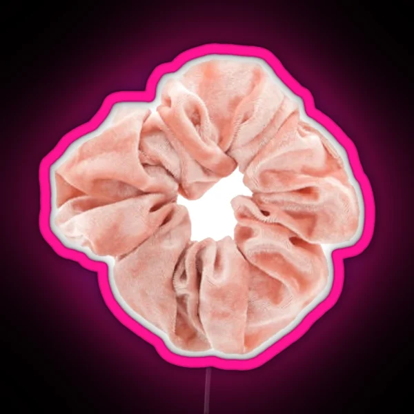 Peach Scrunchie RGB Neon Sign