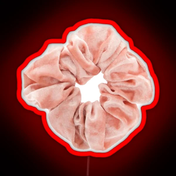 Peach Scrunchie RGB Neon Sign