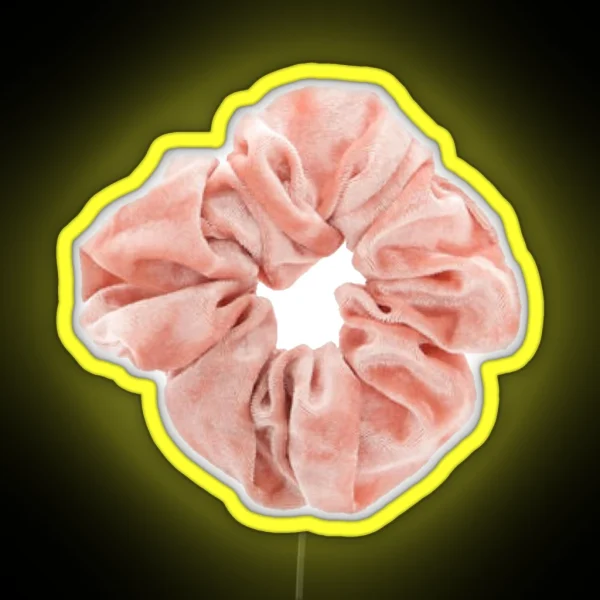 Peach Scrunchie RGB Neon Sign