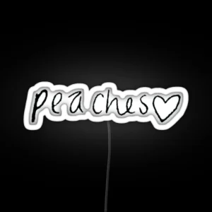 Peaches RGB Neon Sign