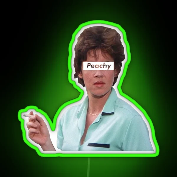 Peachy RGB Neon Sign