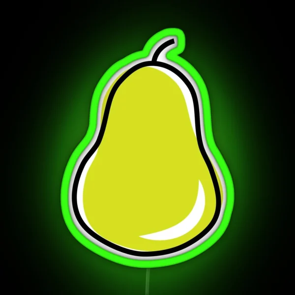 Pear RGB Neon Sign