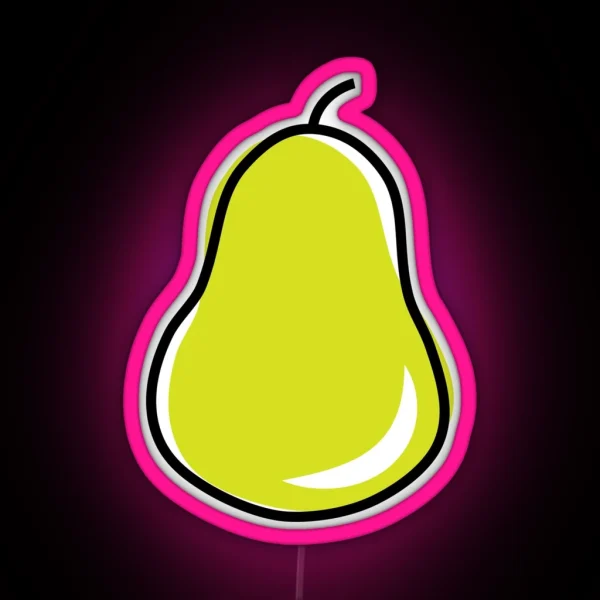 Pear RGB Neon Sign