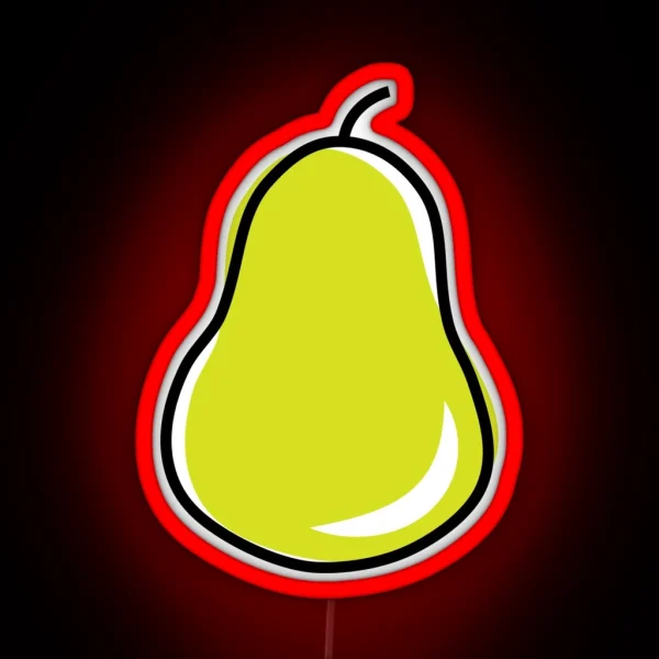 Pear RGB Neon Sign