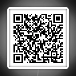 Pedro Pascal I M Your Daddy QR Code RGB Neon Sign