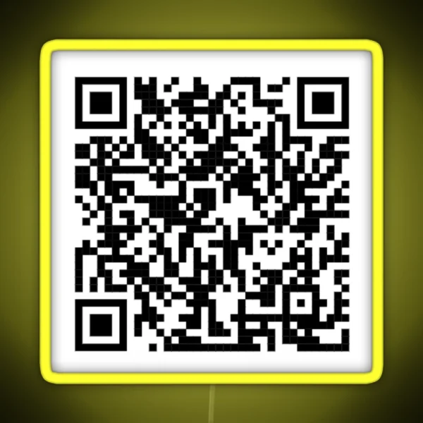 Pedro Pascal I M Your Daddy QR Code RGB Neon Sign