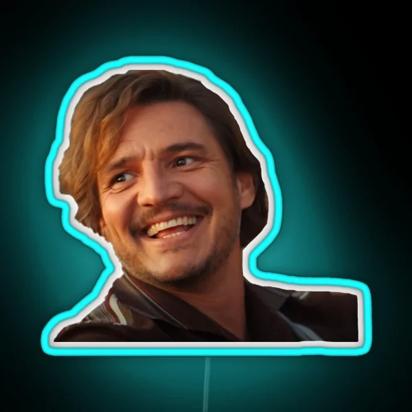 Pedro Pascal RGB Neon Sign