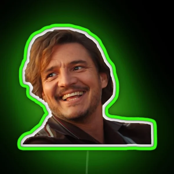 Pedro Pascal RGB Neon Sign