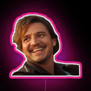 Pedro Pascal RGB Neon Sign