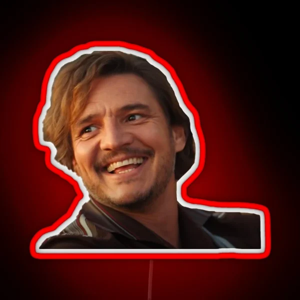 Pedro Pascal RGB Neon Sign