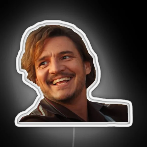 Pedro Pascal RGB Neon Sign