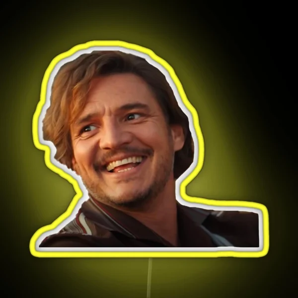 Pedro Pascal RGB Neon Sign