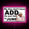 Customizable RGB Neon Sign Featuring Pedro Pascal's Iconic 'My Son' Sketch