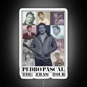 Pedro Pascal The Eras Tour RGB Neon Sign