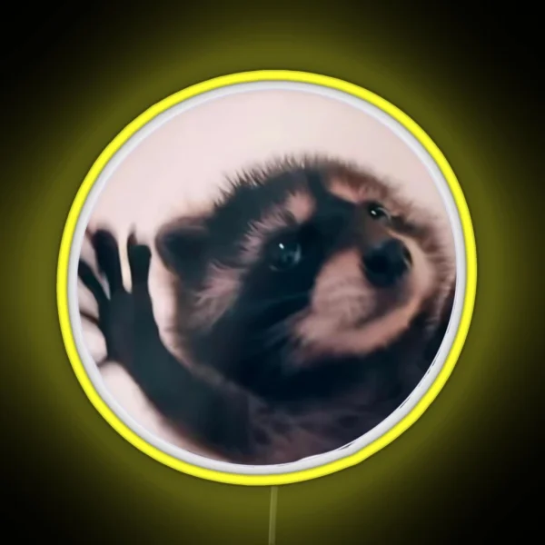 Pedro Raccoon RGB Neon Sign