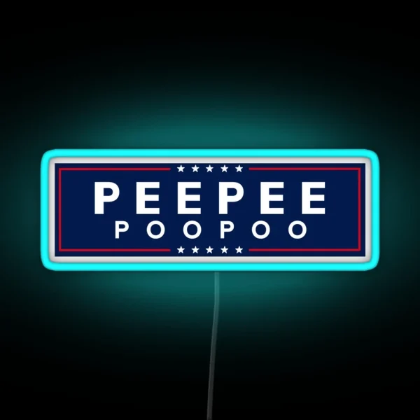 Peepee Poopoo 2024 Bumper Led RGB Neon Sign
