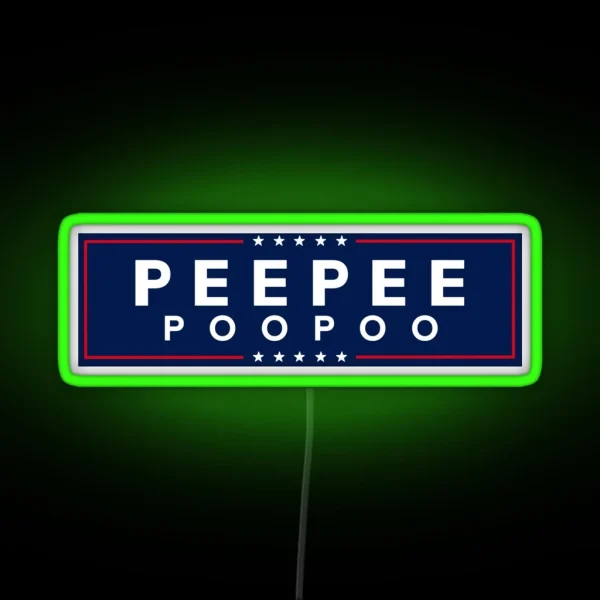 Peepee Poopoo 2024 Bumper Led RGB Neon Sign