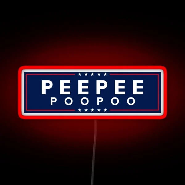 Peepee Poopoo 2024 Bumper Led RGB Neon Sign