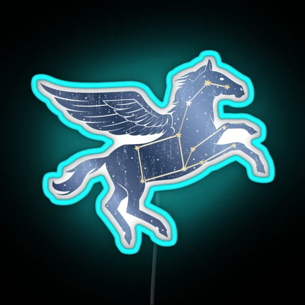 Pegasus RGB Neon Sign