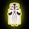 RGB Neon Eye Chart Sign for Home or Office Decoration Ideas