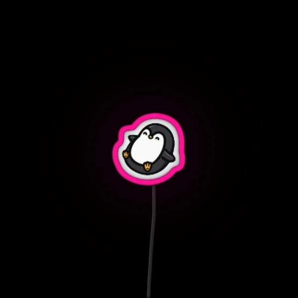 Penguin RGB Neon Sign