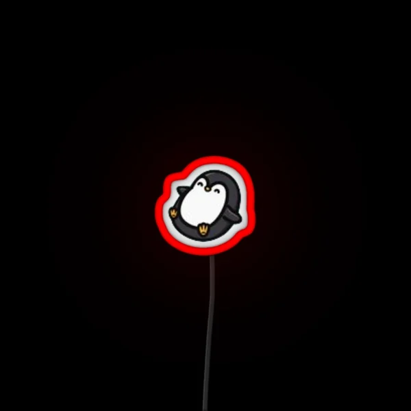 Penguin RGB Neon Sign