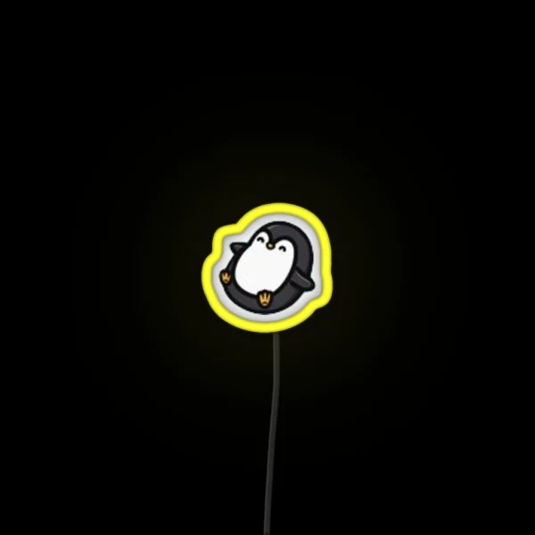 Penguin RGB Neon Sign