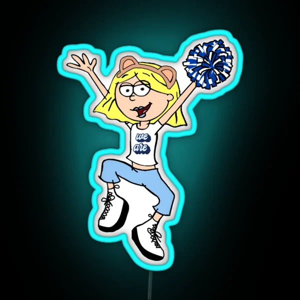 Penn State Lizzie Mcguire RGB Neon Sign