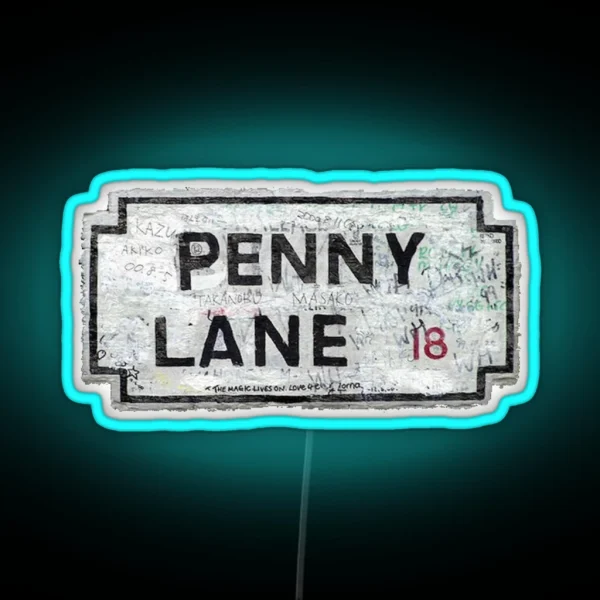Penny Lane RGB Neon Sign