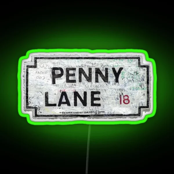 Penny Lane RGB Neon Sign