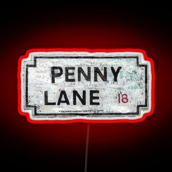 Penny Lane RGB Neon Sign