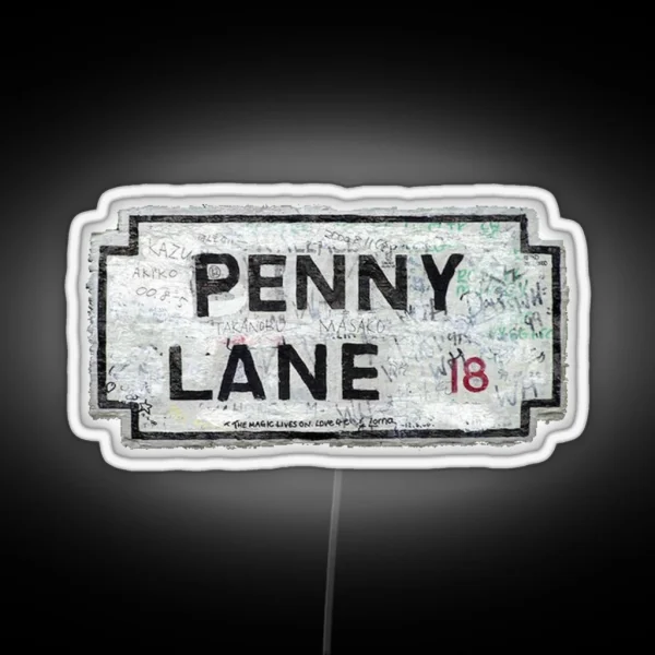 Penny Lane RGB Neon Sign