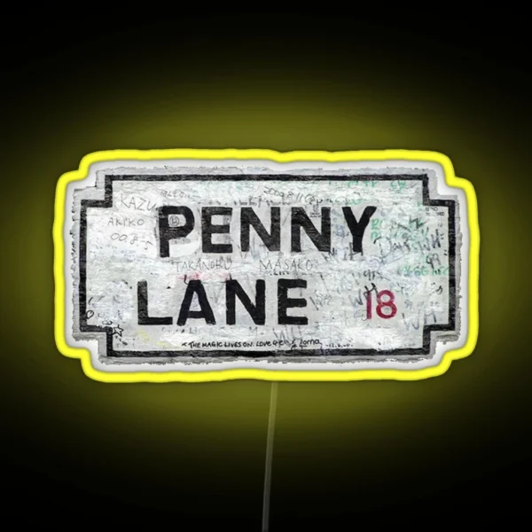 Penny Lane RGB Neon Sign