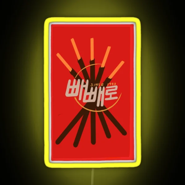 Pepero Box RGB Neon Sign